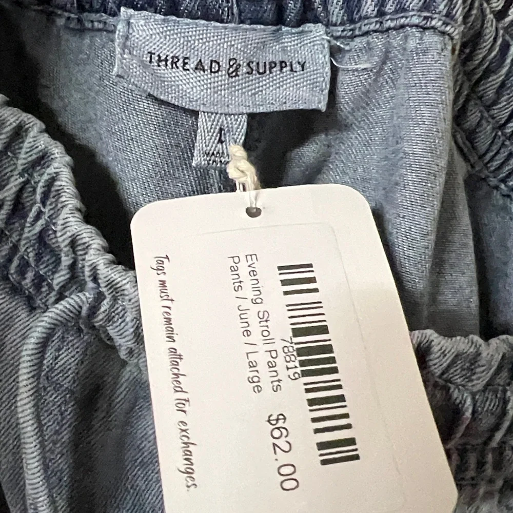 Thread and supply Casual Blue Denim Pants - Picture 4 of 4